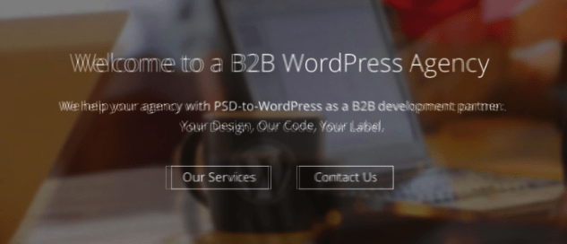 Screenshot showing text distortion when a screenshot of the original design is put against the developed website.