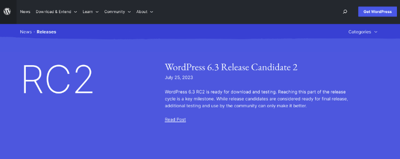 Update WordPress core - WordPress maintenance tasks