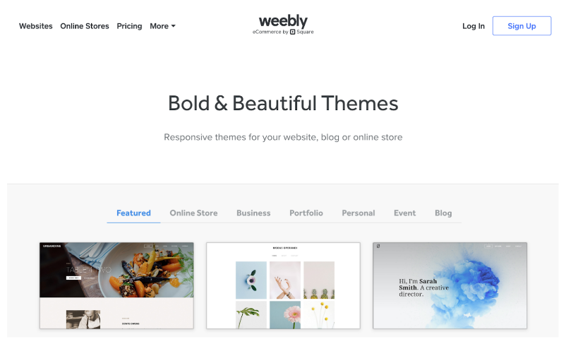 The features of Weebly - WordPress vs Weebly