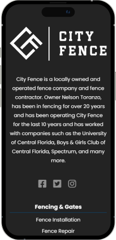 Title of page - City Fence