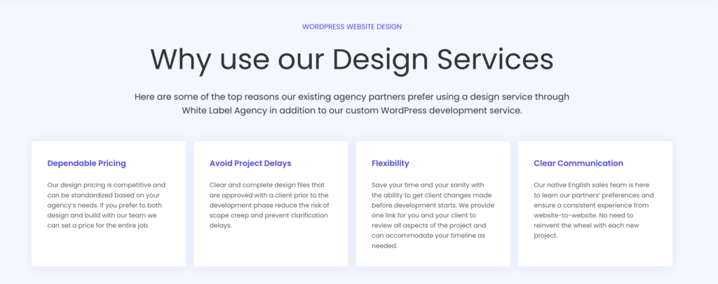 Why Use WLA Design Services - Custom WordPress Design Service
