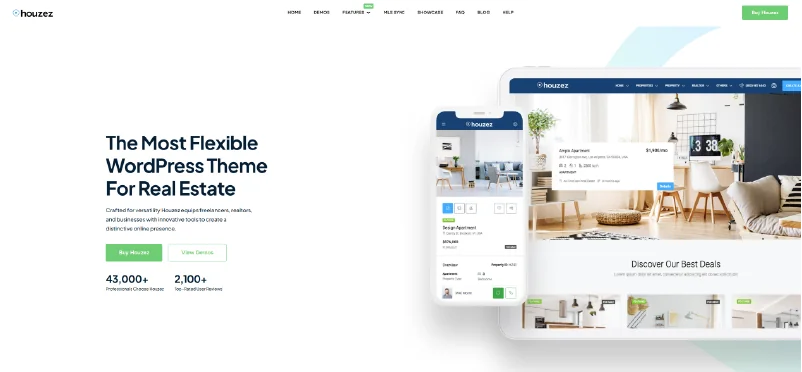 Houzez theme - wordpress real estate theme