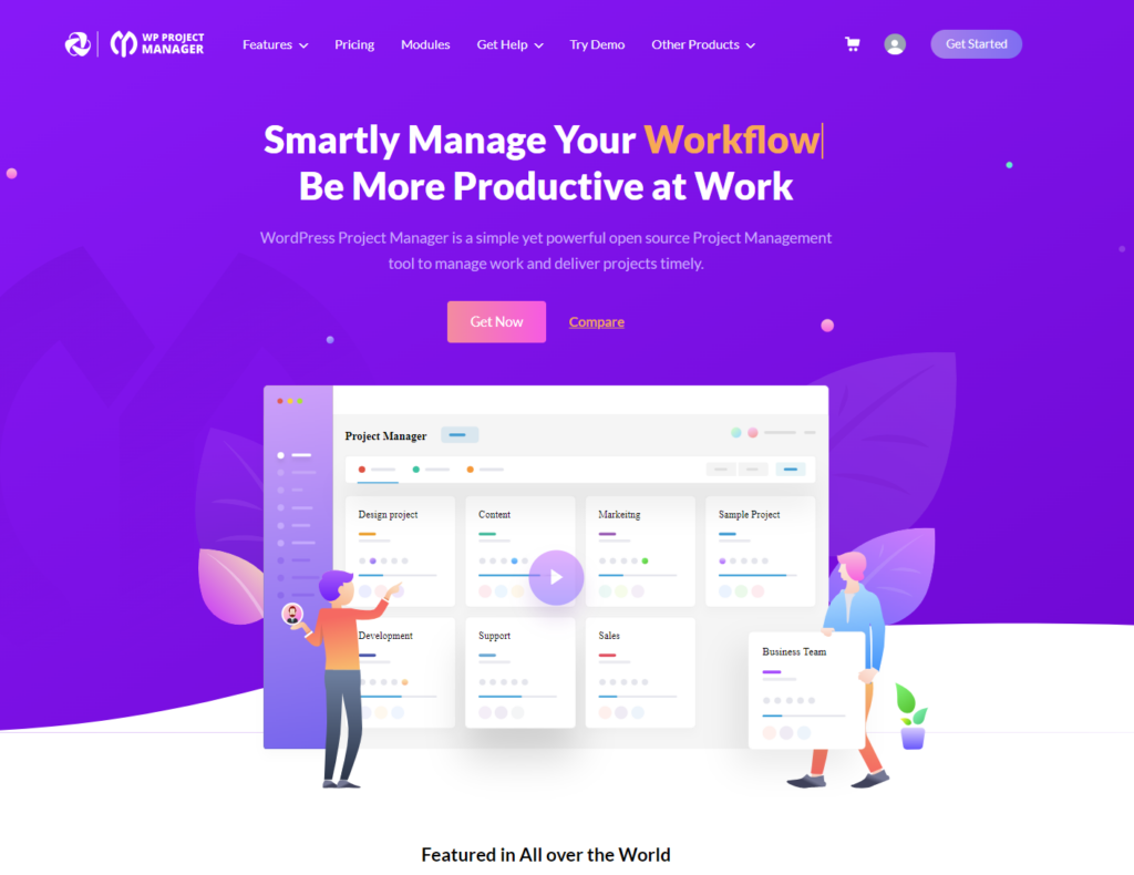 WP Project Manager - wordpress project management