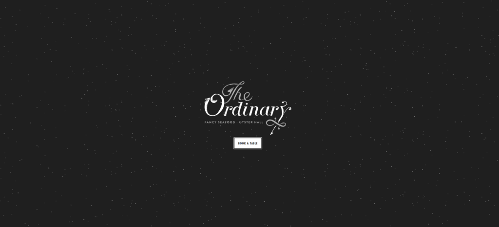 The Ordinary Homepage - Black Websites