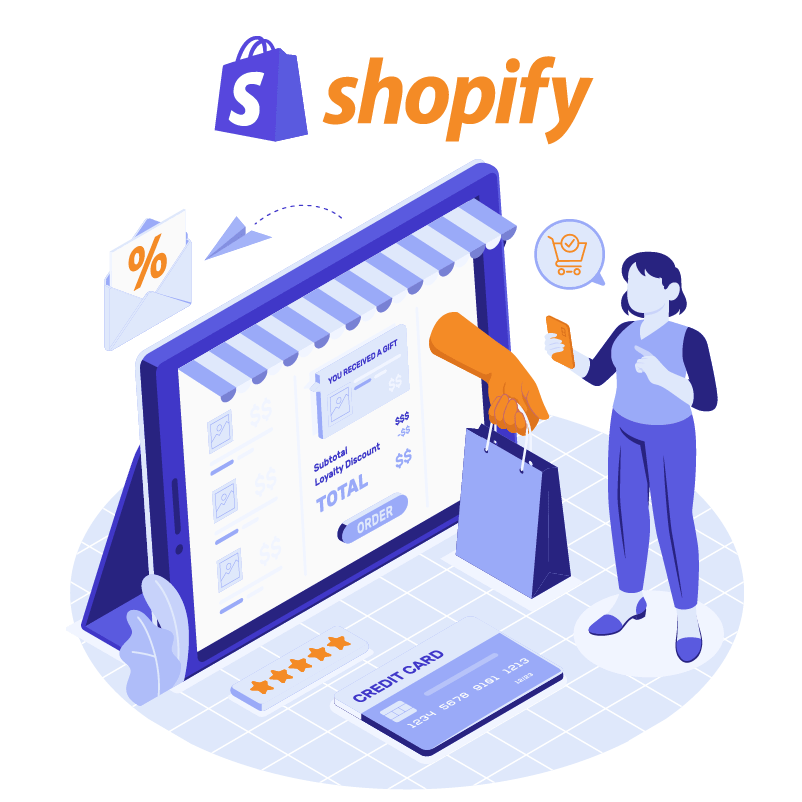 Shopify Logo - website as a service