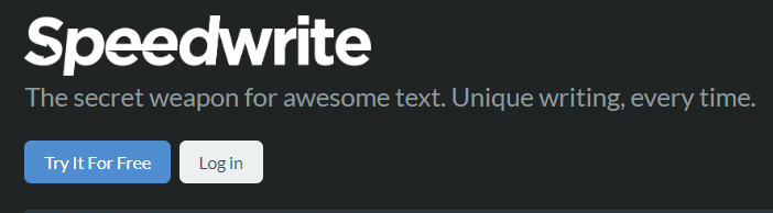 Speedwrite - Best AI tools for content creation