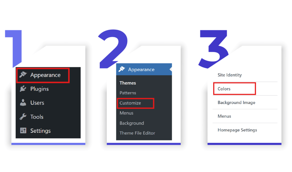 How to change WordPress colors - WordPress Customizer