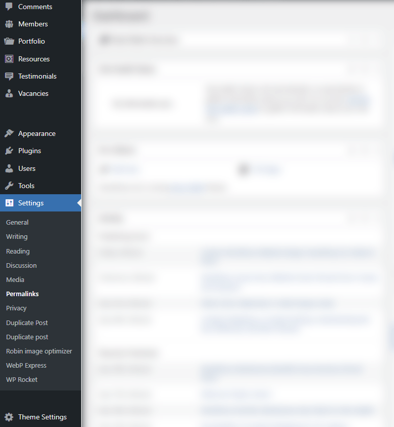 Permalink structure - WordPress backend development