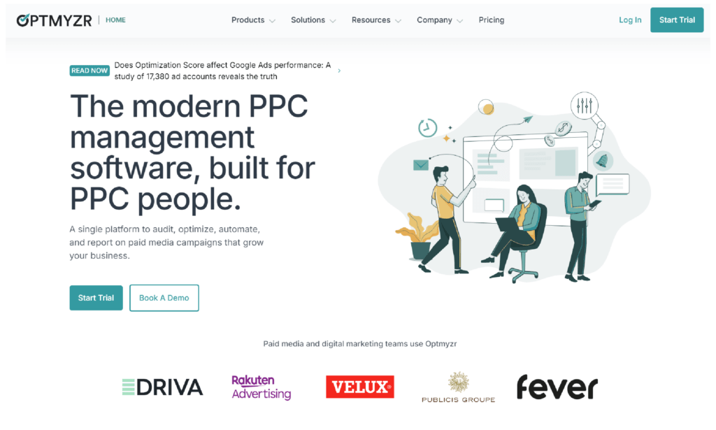 Optmyzr - Best Google Ads copywriting software