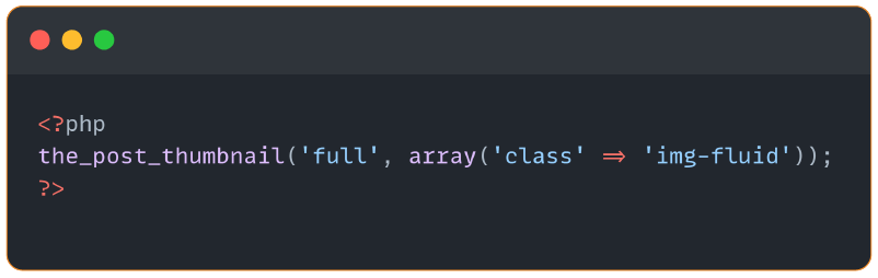 Example PHP function used in Sketch to WordPress conversion process