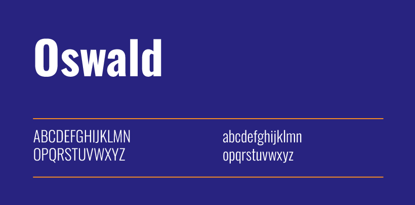 Oswald - WordPress fonts