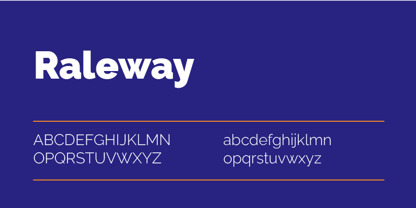 Raleway - WordPress fonts