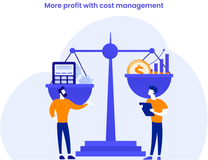 More profit with cost management