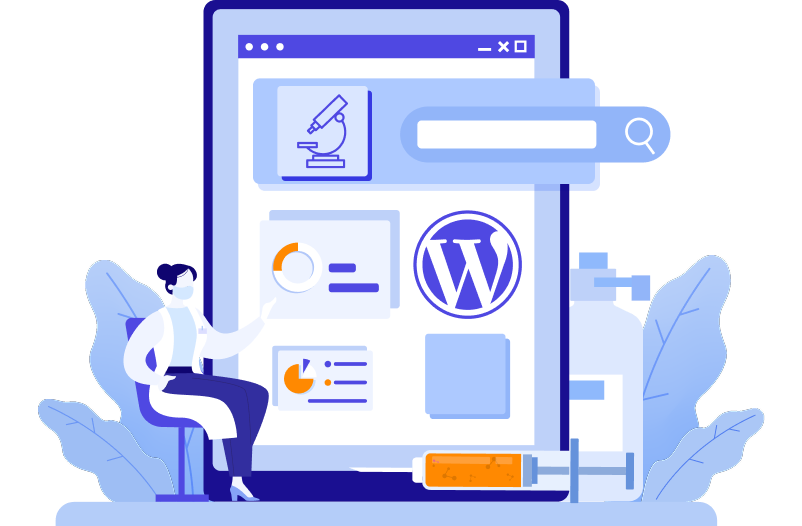 Medical website design and development