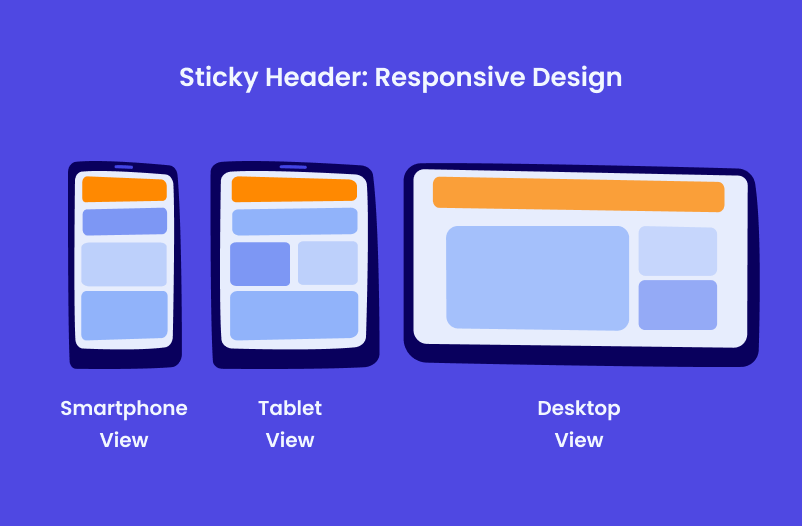 Sticky header - mobile