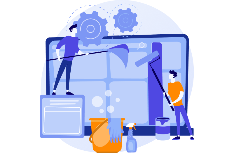 Website clean up